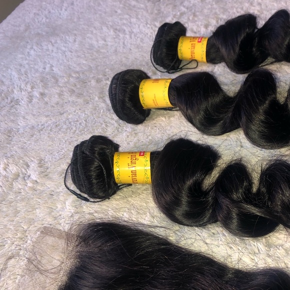 Loose wave 100% human Peruvian hair bundle…NEW main image 8